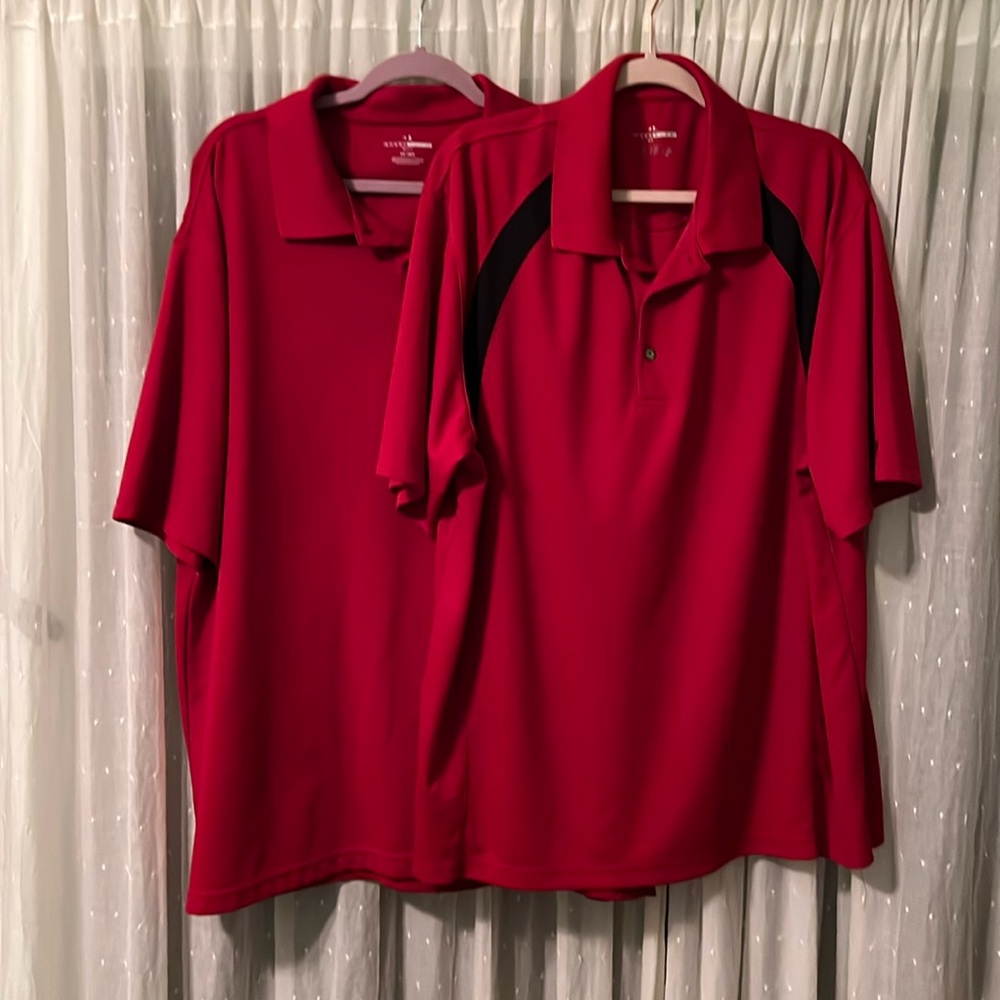 Men’s Grand Slam Polos. Both 3X